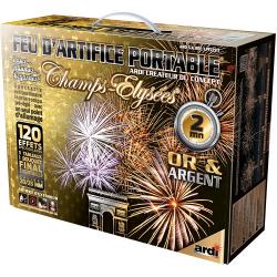 ARDI61 FEU D'ARTIFICE ARDI PORTABLE LPF OR ET ARGENT 2 MINUTES NEUF