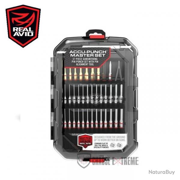 Set de Chasse Goupille REAL AVID 37 Pices