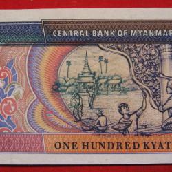 BIRMANIE billet de 100 kyats 1996 neuf