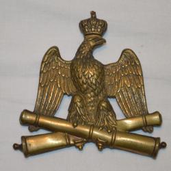 PLAQUE GIBERNE ARTILLERIE GARDE IMPERIALE-SECOND EMPIRE-NAPOLEON III-GUERRE DE 1870/1871
