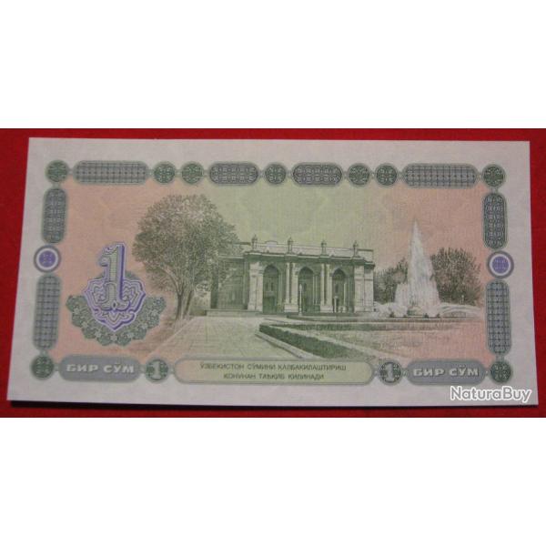 auzbekistan billet de 1 sum  1994 neuf