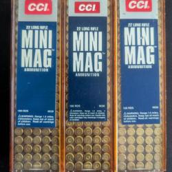 300 cartouches (3x100) .22 LONG RIFLE - CCI "MINI MAG"