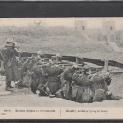 CPA-   Guerre 1914 - Soldats Belges en embuscade