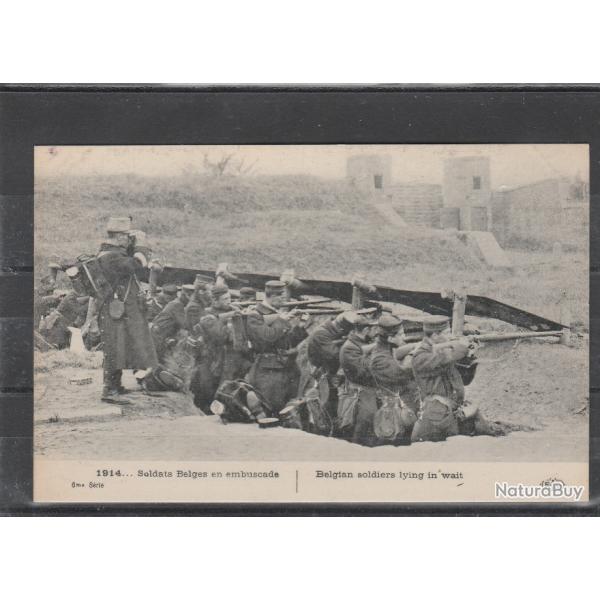 CPA-   Guerre 1914 - Soldats Belges en embuscade