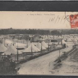 CPA -  GUERRE CAMP DE MAILLY VUE DES TENTES