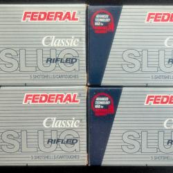 20 (4x5) cartouches calibre 12/76 (12 MAGNUM) - FEDERAL  "CLASSIC" #F131RS