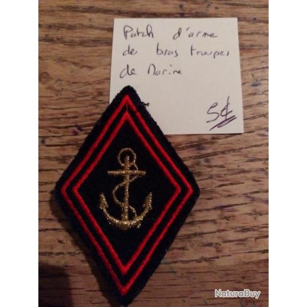 Patch d'arme de bras troupe de marine