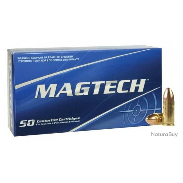 BOITE DE 50 CARTOUCHES MAGTECH CAL.9x19 / 9 PARABELLUM / 9 LUGER FMJ 124GRS - CATEGORIE B