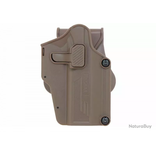 HOLSTER UNIVERSEL LIGHT BEARING TAN