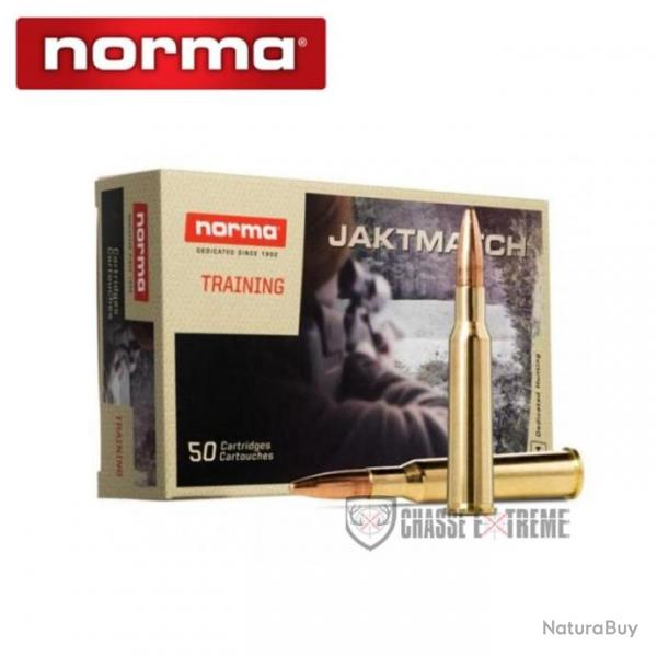 50 Munitions NORMA Cal 6,5 x 55SE 124gr Jaktmatch FMJ