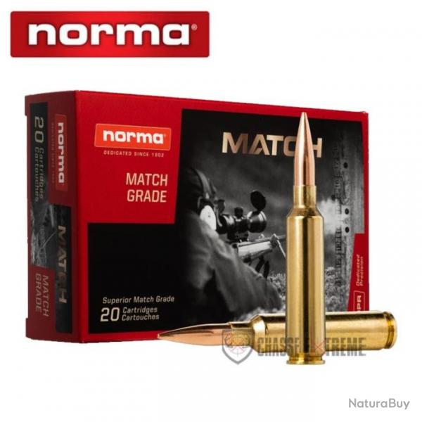 20 Munitions NORMA Cal 6,5 - 284 Norma -130gr Golden Target