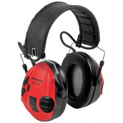 Casque électronique SportTac Peltor Noir / Rouge