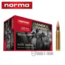 50 Munitions NORMA Range & Training Cal 308 Win 150gr FMJ