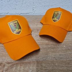 Casquette Garde Chasse Particulier Homologué orange