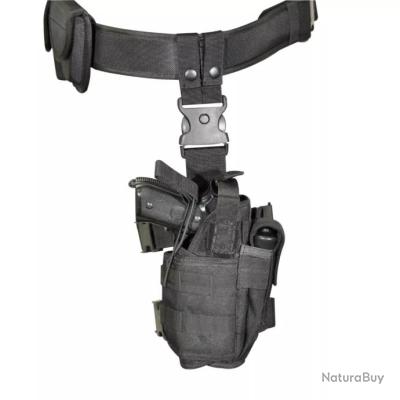 Fodero Universale Per Coscia - MFH, Adatto Per Arma Da Pugno, Colore Nero, Versione Per Destrimani - 3