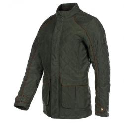 Veste matelassée imperméable homme vert foncé