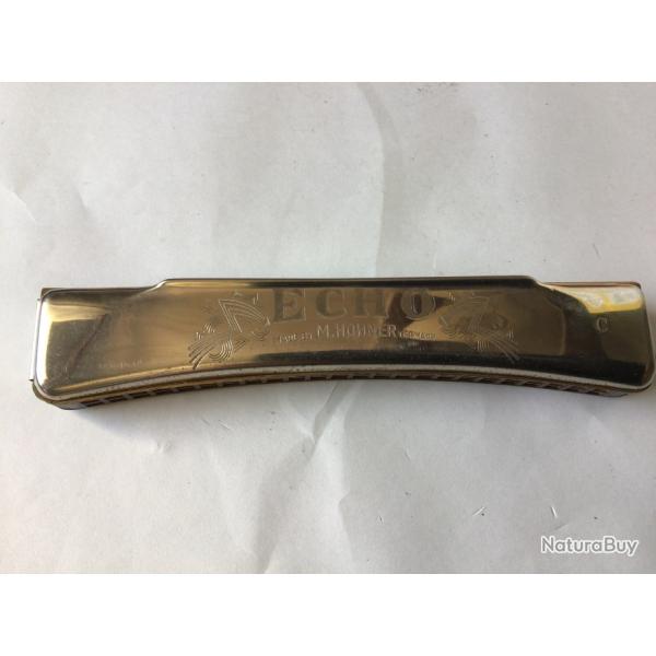 VENDU PAR LE CUIRASSIER HARMONICA ECHO M.HOHNER ALLELAGNE ANNES 1960/1970 GRAND MODLE