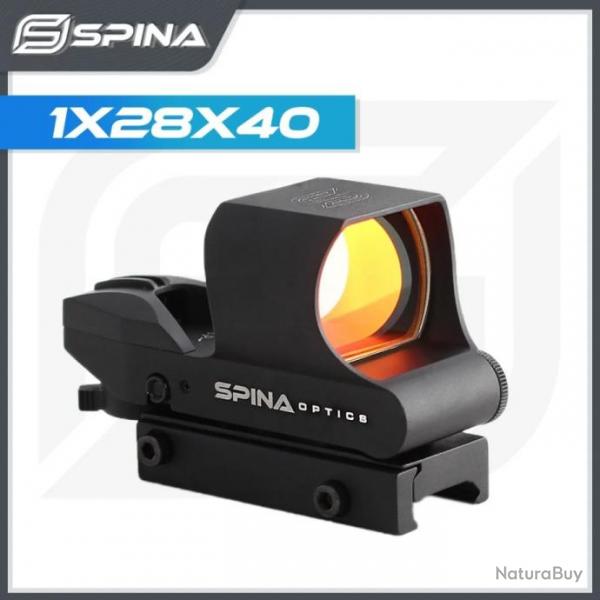 Spina Optics lunette de chasse 1x28X40 - - LIVRAISON GRATUITE - PAIEMENT 3/4 FOIS !!!