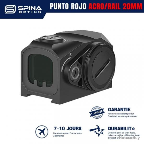 SPINA OPTICS HD 3MOA Viseur  points rouges - LIVRAISON GRATUITE - PAIEMENT 3/4 FOIS !!!