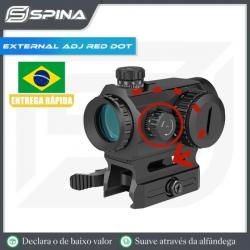 SPINA Optics -HD 1X20 External Adj RED DOT - model 1- LIVRAISON GRATUITE - PAIEMENT 3/4 FOIS !!!