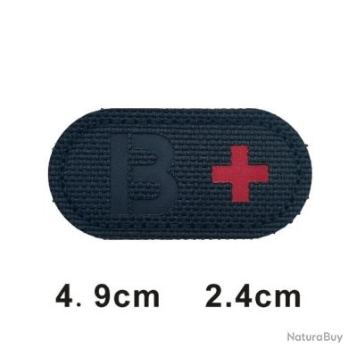 Patchs Réfléchissants Groupe Sanguin AB – Lot De 2, Dimensions 5x2,5 Cm – Velcro, Pour Tenue Tactique, Cosplay - 9