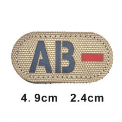 Patch Groupe Sanguin type 7 (AB négatif)