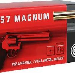 Cartouches GECO 357 MAGNUM FMJ 158 grs - Boite de 50 unités