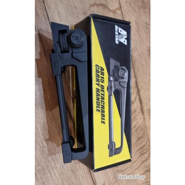 POIGNE DE TRANSPORT AR15 M4 COLT CARRY HANDLE QUALIT US