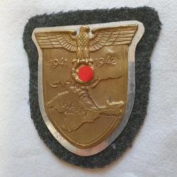 Plaque de bras pour veste Allemande WW2 **KRIM **  en repro   A12