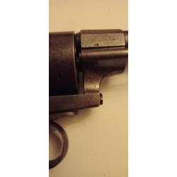 Revolver Lefaucheux calibre 12 mm classe D2 n° 34511 marquage BR & F bonne mécanique patine  grise