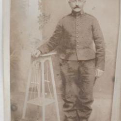 CPA carte postal photo portrait de poilu