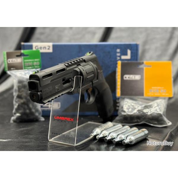 Pack Impact Prt A Tirer REVOLVER T4E TR 50L GEN.2 LASER INTEGRE CAL 50 - 13 J