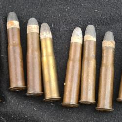 Lot de 10 cartouches de fusil Gras à Poudre noire, calibre 11 mm Gras, 1 sans prix de réserve