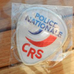 Insigne tissu CRS Police Nationale France