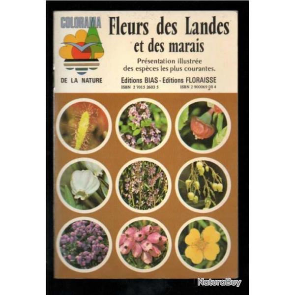 fleurs des landes et des marais  colorama de la nature