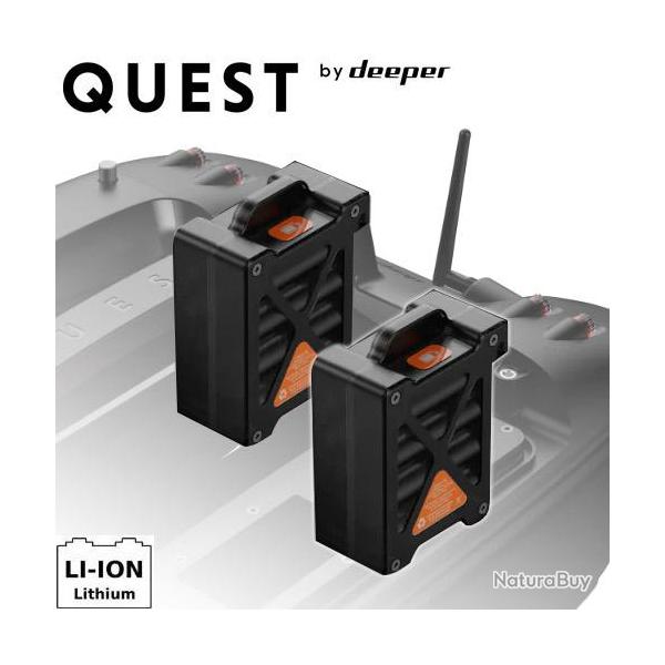 Batterie Bateau Amorceur Deeper Quest (par 2)