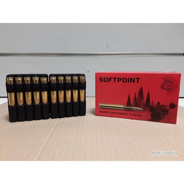 11112 BOITE DE 20 BALLES DE CHEZ GECO MODELE SOFTPOINT CALIBRE 300WIN MAG NEUF