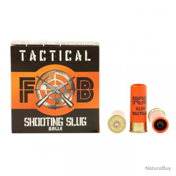 PACK DE 4 BOITES FOB SLUG TACTICAL Cal.12/67 x100 | FOB