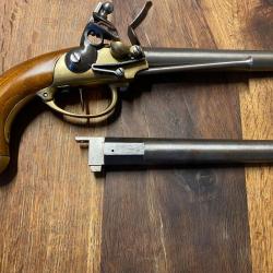 Pistolet 1777 avec 2 canons