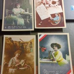 Cartes postales 1914 1918 hommage aux combattants reproductions