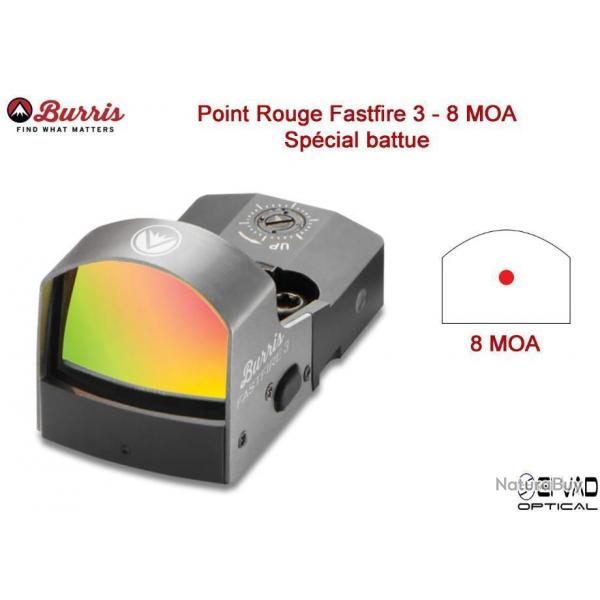 Point Rouge BURRIS Fastfire III - 8 MOA spcial battue