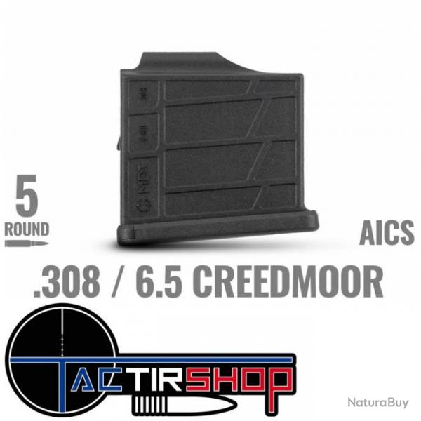 Chargeur MDT AICS polymre 308/6.5 Creedmoor 5 coups