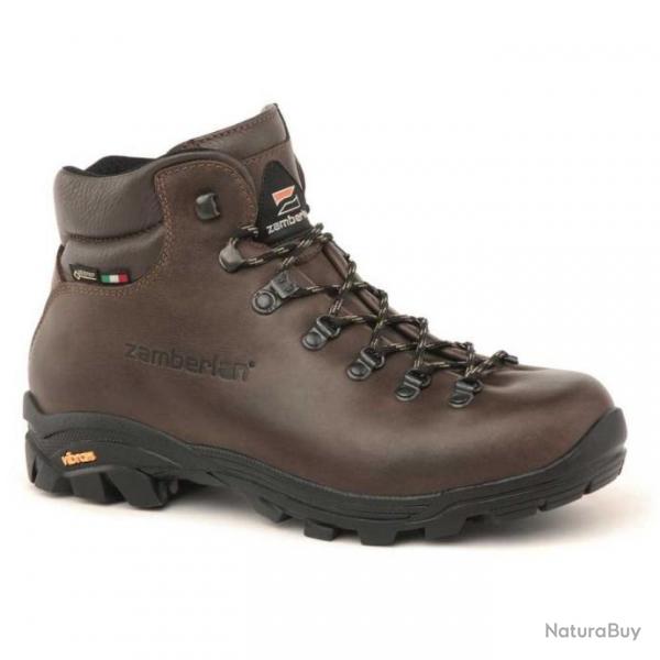 CHAUSSURE ZAMBERLAND NEW TRAIL  LITE GTX  GT WNS  VIBRAM GRIVOLA WAXED CHESTNUT