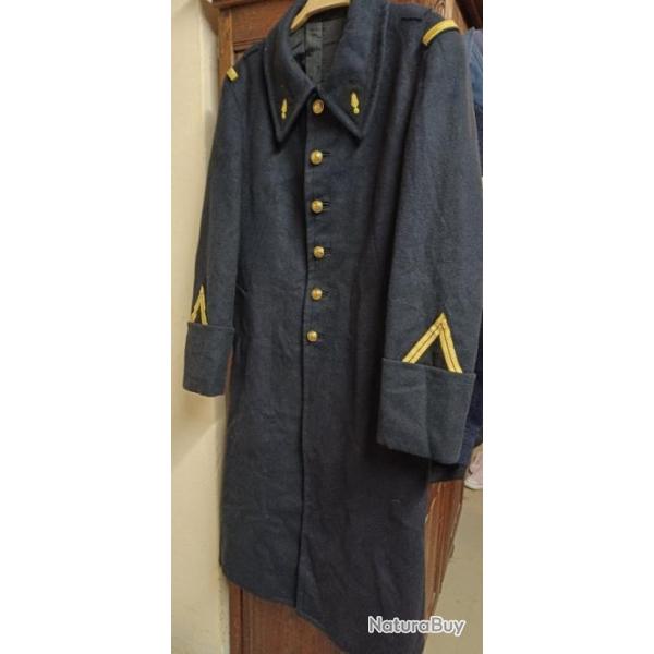 Manteau en laine militaire modle 22 de la Garde Rpublicaine - PARFAIT ETAT