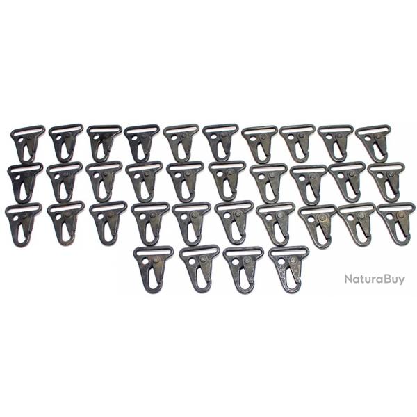 Mousquetons authentiques pour la ceinture de fusils automatiques sudois AK4