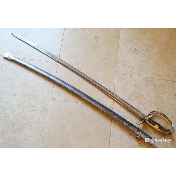 RARE Sabre allemand  WK&C avec aigle bicphale SERBIE grav sur le ricasso - HER24SAB001