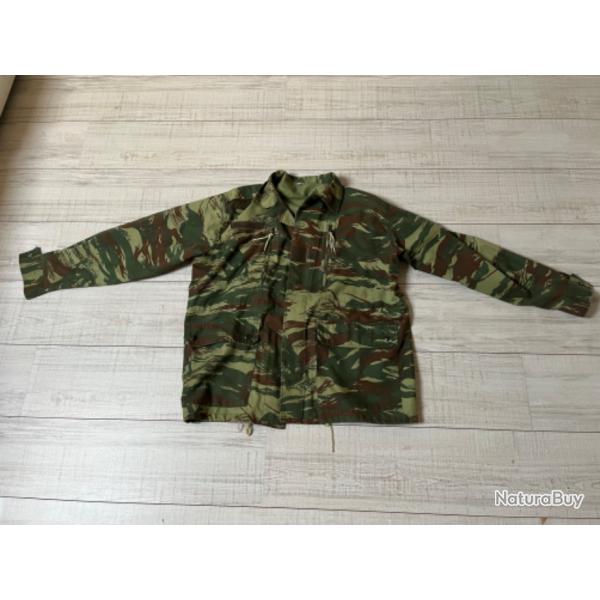 Veste camoufle arme Franaise type F1, idal reconstitution Algrie, mannequin, centre Afrique.