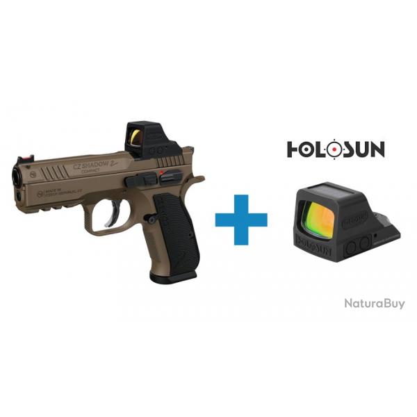 CZ - PISTOLET SHADOW 2 COMPACT HOLOSUN CAL.9X19