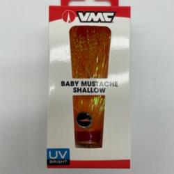 Tête plombée VMC baby mustache shallow 18gr UV orange