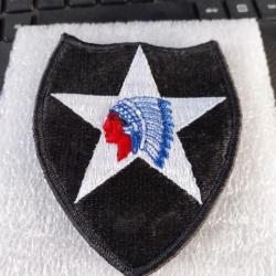 Patch armée us 2nd INFANTRY DIVISION indian head original 1